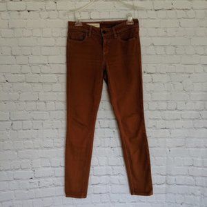 Pilcro and Letterpress 26 Orange Skinny Jeans